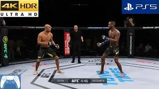 EA SPORTS UFC 4 (PS5) Anderson Silva vs Israel Adesanya [4K HDR 60 FPS] Gameplay