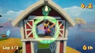 Spyro Reignited Trilogy Year Of The Dragon - Country Speedway - Race Bi-Planes