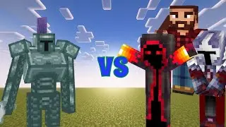 Wronght Sentry VS Christopher Bosses(Minecraft Mob Battle)