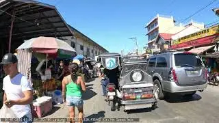 Malasiqui traffic jam on a Sunday Morning, Pangasinan, Philippines