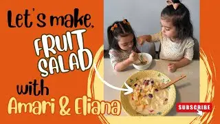 Fil-Am Kids Make Filipino Fruit Salad | Easy No-Bake Dessert Recipe