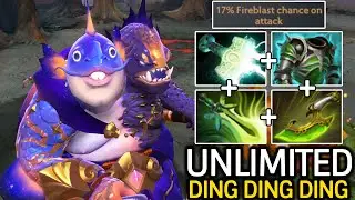 Ogre Magi Max Attack Speed &ndash; 17% Fireblast on Hit Madness Dota 2
