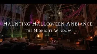 4K Haunted, Spooky Halloween Ambiance 🕯️💀 🎃 Eerie Jazz Piano for Halloween Party, Relaxation & Focus