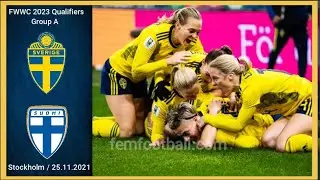 [2-1] | 25.11.2021 | Sweden vs Finland | FIFA Women World Cup 2023 Qualifiers | Group A
