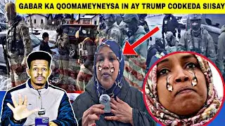 #Daawo Gabar Soomali ah oo ilinta ceshan weyday kana shaleyteysan iney codkeeda siisay Donald Trump.