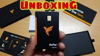 Fampay Card Unboxing !!  India's First Numberless Card !! Unboxing New Fam Pay Card !!(TECH KRISHNA)