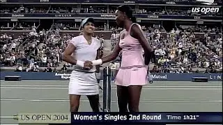 Venus Williams vs Shikha Uberoi 2004 US Open R2 Highlights