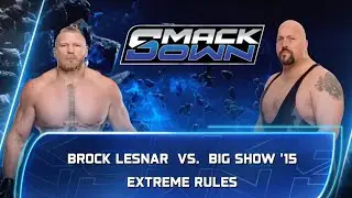 Биг Шоу против Брока Леснара – Война экстремальных правил на SmackDown! | Геймплей WWE 2K25