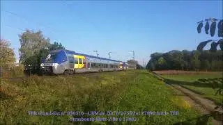 Spot ferroviaire en fin d'après-midi à Mommenheim – Mardi 17 octobre 2017