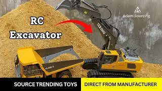 Die Cast Excavator 🚜 | Heavy Duty Construction Toy from Shantou Booth | Adam Sourcing👇