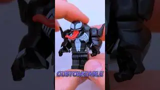 Custom 2-in-1 Venom Minifigure | Spider-Man Minifigures