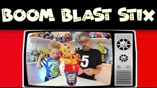 HOW TO PLAY BOOM BLAST STIX - FREAKING US OUT! FUN TOY / GAME FOR KIDS AND PARENTS.