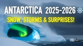Антарктида 2025-2026: снег, штормы и сюрпризы! ❄️