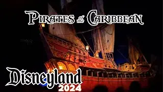 Pirates of the Caribbean 2024 Front Seat - Disneyland Ride [4K Lowlight POV]