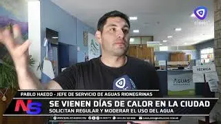 Se vienen d&iacute;as de calor y solicitan moderar el uso del agua potable