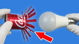 Put Coke Can On Led Bulb and You Will Be Amazed at The Result!