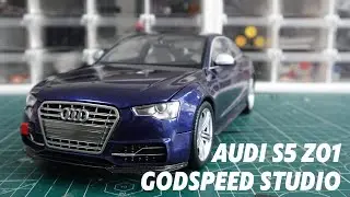 &ldquo;Z01 Project: 1:18 Audi S5 in Metallic Blue &ndash; Fully Custom 3D-Printed Build&rdquo;