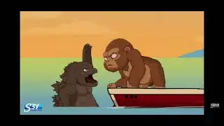 I react to baby Godzilla vs baby King Kong (don't click the sound) 