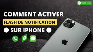 K&ograve;man pou aktive flash de notification iphone l&egrave;w gen (APEL/SMS)