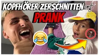 KOPFHÖRER ZERSCHNITTEN PRANK an JALAL😂❤️| JamooTv