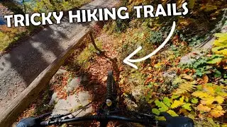 TESTING MY ENDURO LIMITS ON TRICKY HIKING TRAILS!! (part 1) // Gora Oljka, Slovenia MTB 4k