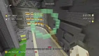 Minecraft Xbox 360 mini Glide game -- Temple