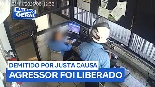 Porteiro que agrediu colega com capacete se apresenta &agrave; pol&iacute;cia e &eacute; liberado
