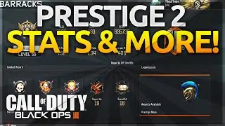Black Ops 3: ENTERING PRESTIGE 2! - Combat Record & Stats! (Black Ops 3 Second Prestige)