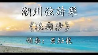 Teochew Music 潮州音樂潮州弦詩樂《浪淘沙》輕六、領奏：黃壯龍、演奏：汕頭市潮樂傳承保護中心