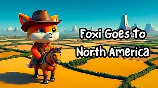Foxi Goes to North America | Animal Adventure for Kids