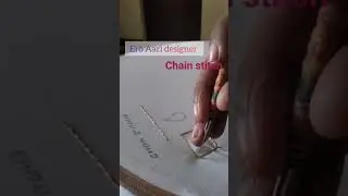 different shapes practice💥#chain stitch#youtubeshorts#trending#ero aari designer 🙏&hearts;️