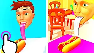 Lick Food - Lick Food Tongue Run - All Levels iOS Android GamePlay #17