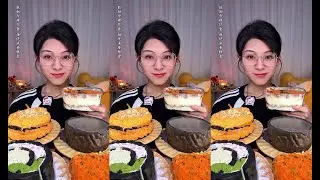 ASMR Mukbang ,Creamy Cake Dessert chocolate cake dessert recipes #jasmine