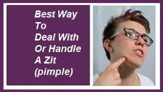 Best Way To Deal With Or Handle A Zit (Pimple) | Fiona McAllister #fashionwithin