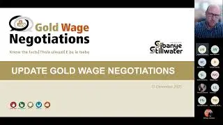 Sibanye Stillwater -  Media briefing on gold wage negotiations