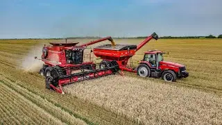 Almost A Month Behind, But Wheat Harvest Is Done! | Illinois Farm Vlog #45