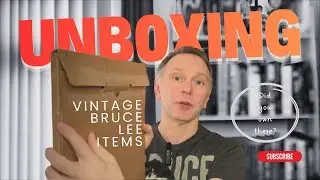 VINTAGE Bruce Lee Items Unboxing #brucelee #johnlittle #thebigboss #fistoffruy #collection #retro