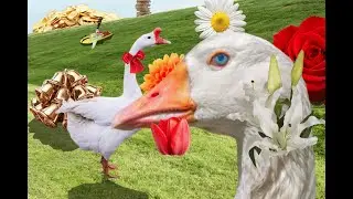 Untitled Goose Game | All Hidden Tasks | 2P (World Record?)