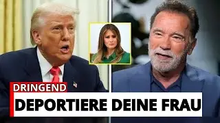 &bdquo;Dann deportiere deine Frau, Trump!&ldquo; &mdash; Schwarzenegger ZERLEGT TRUMP live und DEM&Uuml;TIGT alle