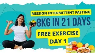 DAY 1 WORKOUT | LOSE 8KG IN 21 DAYS | MONAA YOGA #workout #live