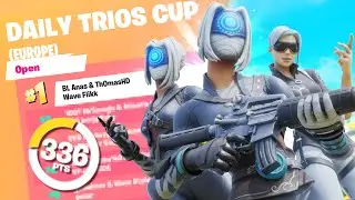 BEST TRIO in FORTNITE? w/ Anas & Th0masHD | 1st Daily Trios Cup ($1200) | Flikk
