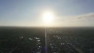 CHASING THE MORNING LIGHT | DRONE SILHOUETTE