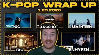 EXO, ENHYPEN, XG, DK/SEUNGKWAN, & LNGSHOT Reactions [K-Pop Wrap-Up | 1.23.26]
