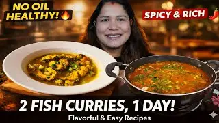 Oil Free Fish Curry vs ❤️&zwj;🔥Spicy Oily Fish Curry | Which Is Better?😻