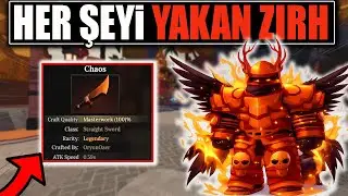 Her Şeyi Yakan Zırh ve 1/16 Şanslık Chaos Kılıcı Yaptım! | Roblox The Forge