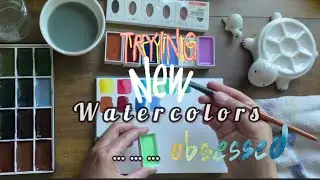 🤔☝️Kissho Watercolors from Japan 🎨SMLT Watercolor paper Review⚡️Better than their Sum&iacute; set?🤨
