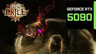Path of Exile 2 - 0.4.0  &ndash; 15T Whirling Assault Titan  RTX 5090 + 9950X3D benchmark (4K)