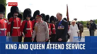 UK falls silent to mark 80 years since the end of WWII
