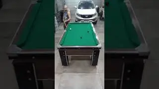 SINUCA na VEIA. #sinuquinha #snooker #tutorial #sinuca #bar #baianinho #shorts #pub #maycon