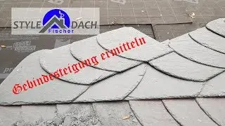 Gebindesteigung auf Schieferdach ermitteln - Schieferdecker Anleitung - Schieferspezialisten